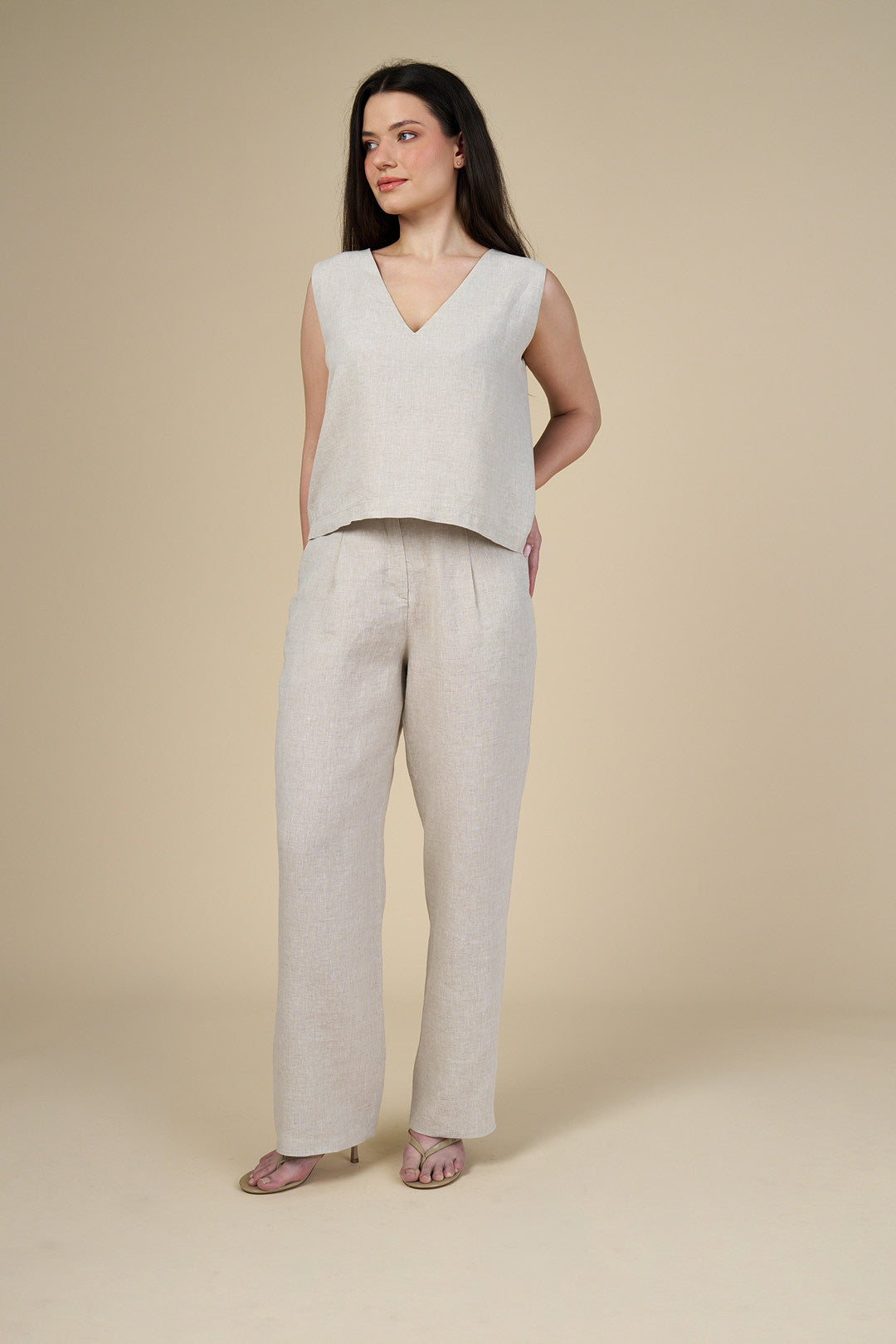 Adel Linen Trouser