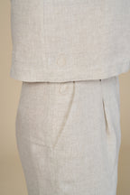 Adel Linen Trouser - Naturel