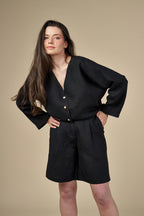 Shemsa Blouse - Siyah